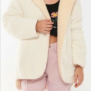 Urban Ourfitters Carmella Reversible Teddy Jacket